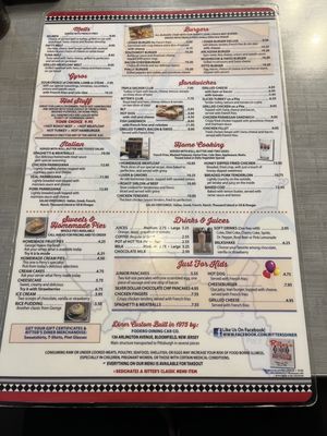 Menu photo 8 Ritter's Diner Pittsburgh, PA