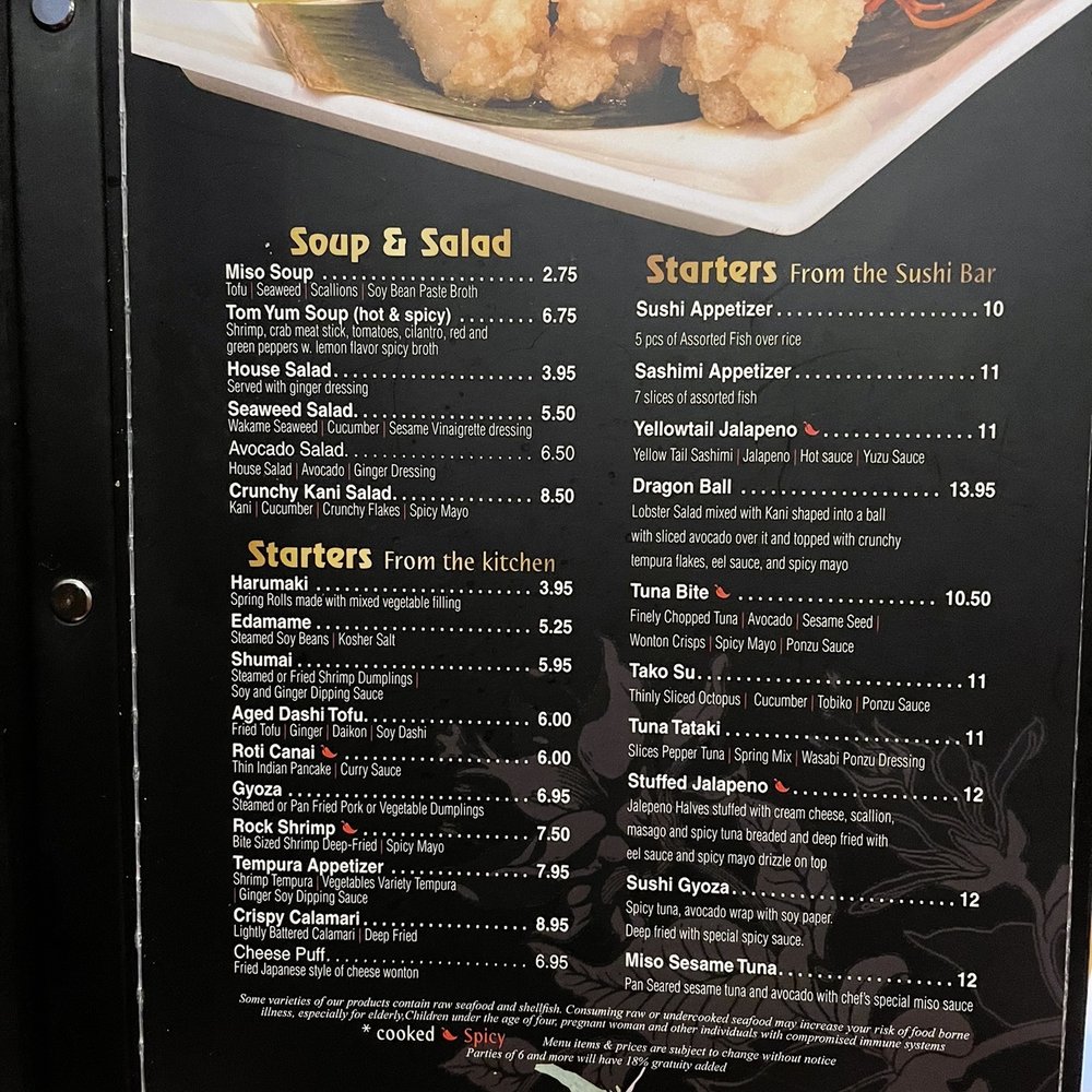 Fo Bistro - Menu - Sushi Bars Near Me - Montclair, Virginia Fo Bistro - Menu - Sushi Bars Near Me - Montclair, Virginia