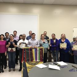 Poway Black Mountain Toastmasters - 16 people attended the meeting in spite of the cold weather