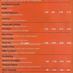 Chequers Pizza