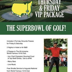A1 VIP Entertainment - 2023 Masters VIP Packages