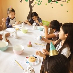 Painting Pottery Cafe - Birthday party