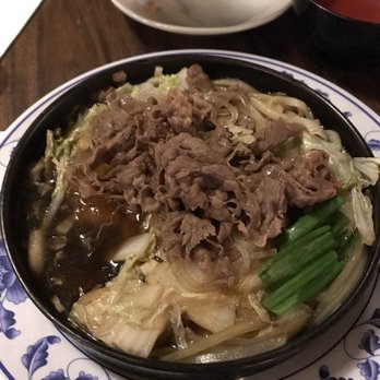 Maneki - Beef sukiyaki $9. My favorite dish here - Japanese Near Me - Seattle, Washington Maneki - Beef sukiyaki $9. My favorite dish here - Japanese Near Me - Seattle, Washington