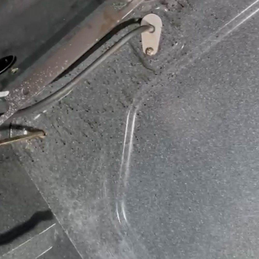 Top Level Cleaners and Handyman Services - Black stains in oven and white chemical residue from cleaning product - Home Cleaning Near Me - Honolulu, Hawaii Top Level Cleaners and Handyman Services - Black stains in oven and white chemical residue from cleaning product - Home Cleaning Near Me - Honolulu, Hawaii