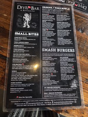 Menu photo 4 Dive Bar & Restaurant West Haven, CT Menu photo 4 Dive Bar & Restaurant West Haven, CT