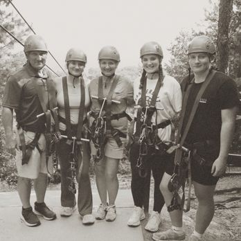Legacy Mountain Ziplines - group shot - also included in photo package. - Amusement Parks Near Me - Sevierville, Tennessee Legacy Mountain Ziplines - group shot - also included in photo package. - Amusement Parks Near Me - Sevierville, Tennessee