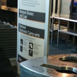 TSA Checkpoint Terminal B - San Jose International Airport - Really? SJC is so behind other airports.