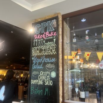California Pizza Kitchen - Menu - Pizza Near Me - Pleasanton, California