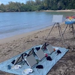 Paint for your Soul - Guided painting set up