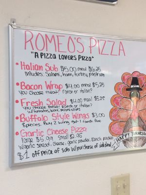 Menu photo 6 Romeo's Pizza and Sandwich Shop Madera, CA Menu photo 6 Romeo's Pizza and Sandwich Shop Madera, CA
