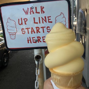 Meadowlark Dairy - Pineapple frosty on a cone! (Size small) - Ice Cream & Frozen Yogurt Near Me - Pleasanton, California