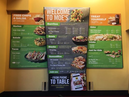 Menu photo 1 Moe's Southwest Grill Norfolk, VA Menu photo 1 Moe's Southwest Grill Norfolk, VA
