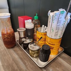 Saigon 88 - That jug is like their house mix of fish sauce and I was recommended to try dipping the meat in it, amazing!