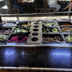 BK Carne Asada & Hotdogs - Salsa & toppings bar