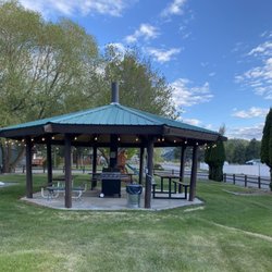 Winchester RV Resort & Mini Storage - Our beautiful gazebo is centrally located and available for all guests to use!