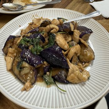 Brok Da Mout - Eggplant Stir-Fried - Thai Near Me - Pearl City, Hawaii Brok Da Mout - Eggplant Stir-Fried - Thai Near Me - Pearl City, Hawaii