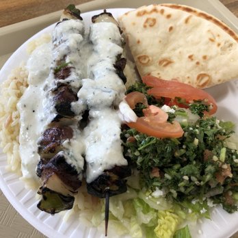 King Gyros - Lamb shish kabob platter - Greek Near Me - Franklin, Tennessee