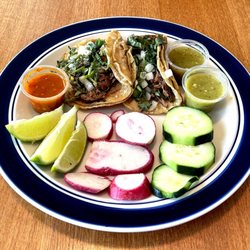 EL Fisher Taqueria - Two Birria Tacos Plated at Home