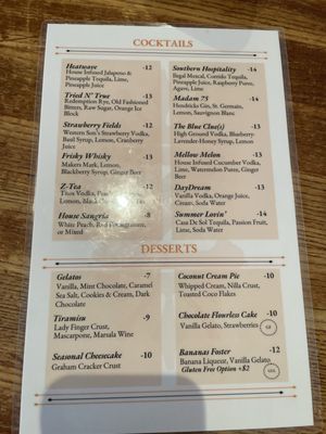 Menu photo 7 Zanata Rockwall, TX