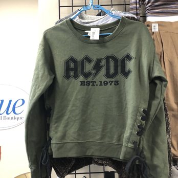 Blue, A Goodwill Boutique - Adorable short AC/DC sweat shirt $12.99 - Thrift Stores Near Me - Sumner, Washington Blue, A Goodwill Boutique - Adorable short AC/DC sweat shirt $12.99 - Thrift Stores Near Me - Sumner, Washington