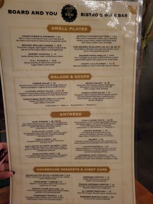 Menu photo 2 Board And You New Albany, IN Menu photo 2 Board And You New Albany, IN