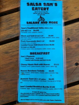 Menu photo 1 Salsa Sam's Eatery Irwin, PA