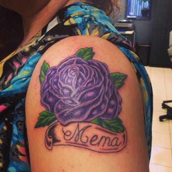 Rorschach Gallery - A tattoo I got done for my grandma that passed. - Piercing Near Me - Edison, New Jersey