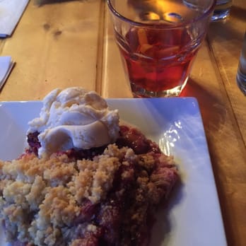 Pie Bar - Blackberry rhubarb crumble pie a la mode and sazerac. Happy Monday! - Cocktail Bars Near Me - Seattle, Washington