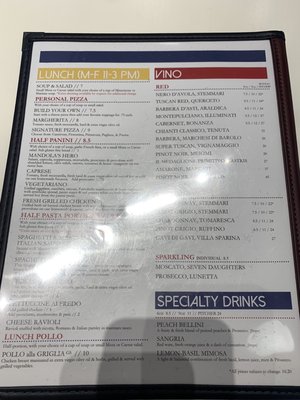 Menu photo 7 Mandola's Italian Kitchen Riverview, FL