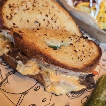 The Melt - @makeMePrettie food break adventure. Steak and cheese melt. - Sandwiches Near Me - Torrance, California