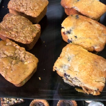 Riverdale Perk Cafe - I HAD ONE OF THESE BLUEBERRY COFFEE CAKES.  WONDERFUL. - Cafes Near Me - Toronto, Ontario