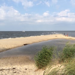 Roaring Point Waterfront Campground - Roaring Point and the wonderful beach.
