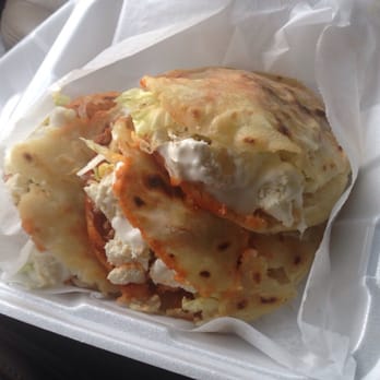 Casa Lupita - Gorditas de chicharron. Tortillas stuffed with pork skin lettuce and Mexican cheese. So good. - Mexican Near Me - Bayonne, New Jersey