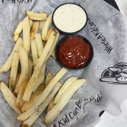 Under cooked fries