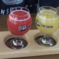 Microbrasserie Cap Gaspé - Palette de dégustation de bières