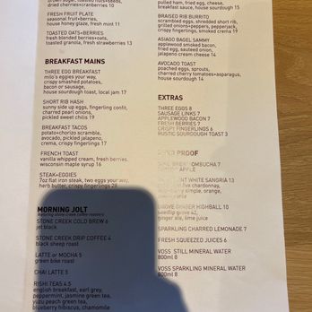 Eldr+Rime - Menu as of November 2024 - New American Near Me - Wauwatosa, Wisconsin