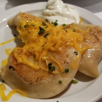 Union Grill - Potato and cheese pierogis - American Near Me - Pittsburgh, Pennsylvania Union Grill - Potato and cheese pierogis - American Near Me - Pittsburgh, Pennsylvania