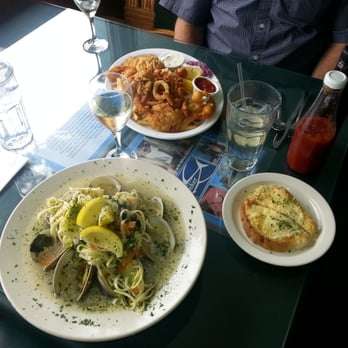 Tognazzini's Dockside - Lingini and clams & captain's platter. - Seafood Near Me - Morro Bay, California