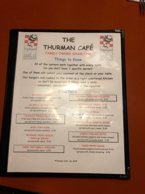 Menu photo 6 The Thurman Cafe Columbus, OH