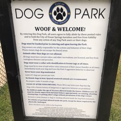 Ocean Springs Dog Park - Dog park rules