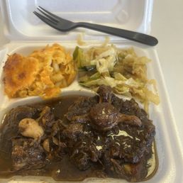 Oxtail Fried Cabbage Mac and Cheese Oxtail Fried Cabbage Mac and Cheese