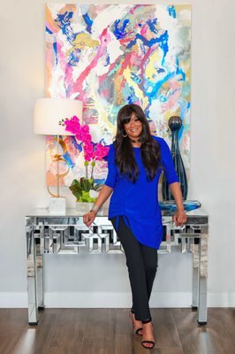 Meet The Owner - Karen White - I’m Karen White, owner of Oasis Accents, a home decor boutique specializing in unique art and accessories. I am a first-generation American, born and raised in Brooklyn, NY to parents of West Indian descent from Barbados and Guyana. I left Brooklyn to attend Cornell University and, sadly, never went back except to visit my family.

I’m blessed to have had a successful 20+ year career in Human Resources that allowed me to work at some well-known consumer products and food companies like Bausch & Lomb, Quaker Oats, FritoLay, and YUM! Brands, which relocated me to Frisco, TX 16 years ago.

After decades in corporate America, I was at a crossroad in my career journey and decided to leave. It took me awhile and a lot of reflection to figure out what I wanted to do. Eventually, after two years of planning, in March 2017 I opened Oasis Accents out of my love for decorating and the unavailability of niche home boutiques with unique, quality pieces that are timeless. I absolutely dread big-box home stores and walking up and down the aisles looking at rack after rack of the same products. I love the intimacy of a cozy boutique with one-of-a-kind offerings that you won’t find everywhere. I just celebrated four years in business.

As I’ve spent time getting to know and understand my customers’ needs, I pivoted to selling more and more art, including high-quality, hand-embellished prints (giclees) and custom art. We still carry a variety of home accessories, including gorgeous vases, sculptures, permanent botanicals and gifts. Everything in my store is procured personally by me, and if I don’t love it, I don’t buy it!

I’m excited and honored to be recognized as one of Home Accents Today’s 2021 Retail Stars. Home Accents Today is the leader in the home accessories industry, providing the latest news, hot designs and trends for manufacturers and retailers in the home furnishings industry. The Retail Stars list, now in its 17th year, recognizes independent brick-and-mortar retailers of home accents, including furniture stores, home accessory boutiques and interior design showrooms that merchandise creatively, have a positive presence in their local communities and stand out from the competition. I’m thrilled to receive this recognition and even more grateful for my amazing customers who allow me into their beautiful homes.

Although my retail store is located in Texas, we ship our beautiful art and home accessories throughout the USA. My goal is to help you create an elegant and inviting style for your home, while providing unparalleled customer service. So, come by Oasis Accents or shop online and explore our gorgeous art and home accessories and see how they can transform your home into your very own oasis.

Happy Designing!

Karen