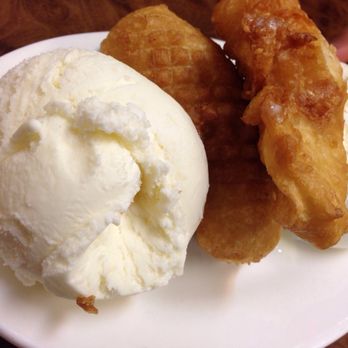 Vientian Cafe - Fried banana with pineapple ice cream - Vietnamese Near Me - Oakland, California Vientian Cafe - Fried banana with pineapple ice cream - Vietnamese Near Me - Oakland, California