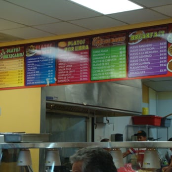 Carniceria Compare - The Menu Board at Carniceria Compare, 541 N Sable Blvd, Aurora, CO.  October 25th 2013 visit. - Grocery Near Me - Denver, Colorado