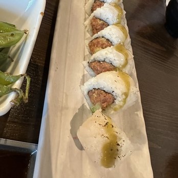 Naked Fish - Seared Scallop Roll - Sushi Bars Near Me - Chino Hills, California Naked Fish - Seared Scallop Roll - Sushi Bars Near Me - Chino Hills, California