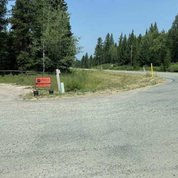 Bear Track Pizza - Sign along Hwy 83 just north of the church. - Pizza Near Me - Condon, Montana Bear Track Pizza - Sign along Hwy 83 just north of the church. - Pizza Near Me - Condon, Montana