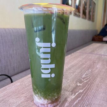 Junbi - Cold Rose Water Matcha w/ Milk - Coffee & Tea Near Me - Princeton, New Jersey Junbi - Cold Rose Water Matcha w/ Milk - Coffee & Tea Near Me - Princeton, New Jersey
