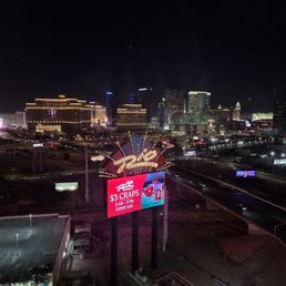 View from the elevator up to the main restaurant floor