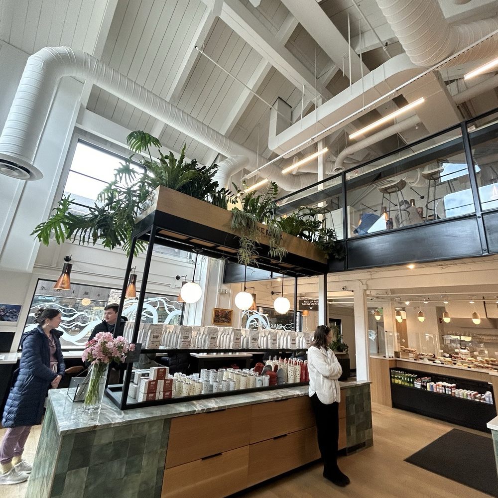 Snake River Roasting Company - Inside. Peep the top level and all the plants!! - Coffee Roasteries Near Me - Jackson, Wyoming Snake River Roasting Company - Inside. Peep the top level and all the plants!! - Coffee Roasteries Near Me - Jackson, Wyoming