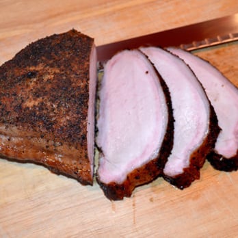Smokin Bear BBQ - sliced pork on a cutting board - Barbeque Near Me - Dorchester, New Hampshire Smokin Bear BBQ - sliced pork on a cutting board - Barbeque Near Me - Dorchester, New Hampshire